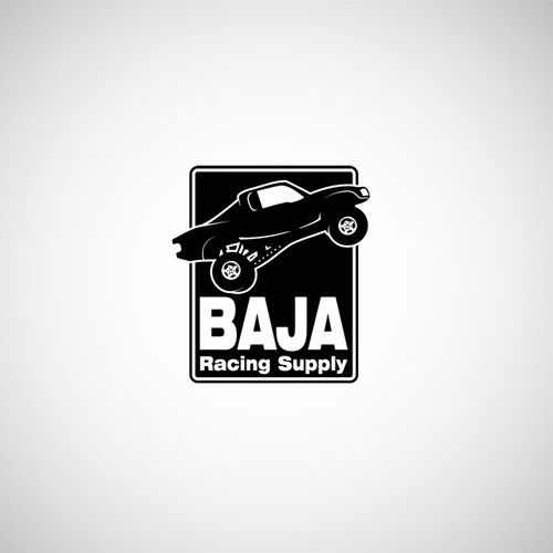 logo for Baja Racing Supply.