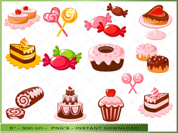 Dessert clipart.