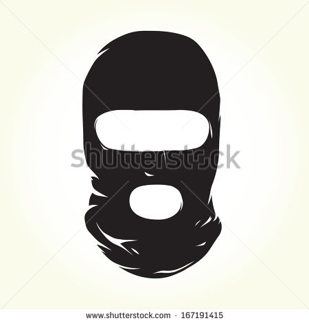 Vector Images, Illustrations and Cliparts: Balaclava isolated.