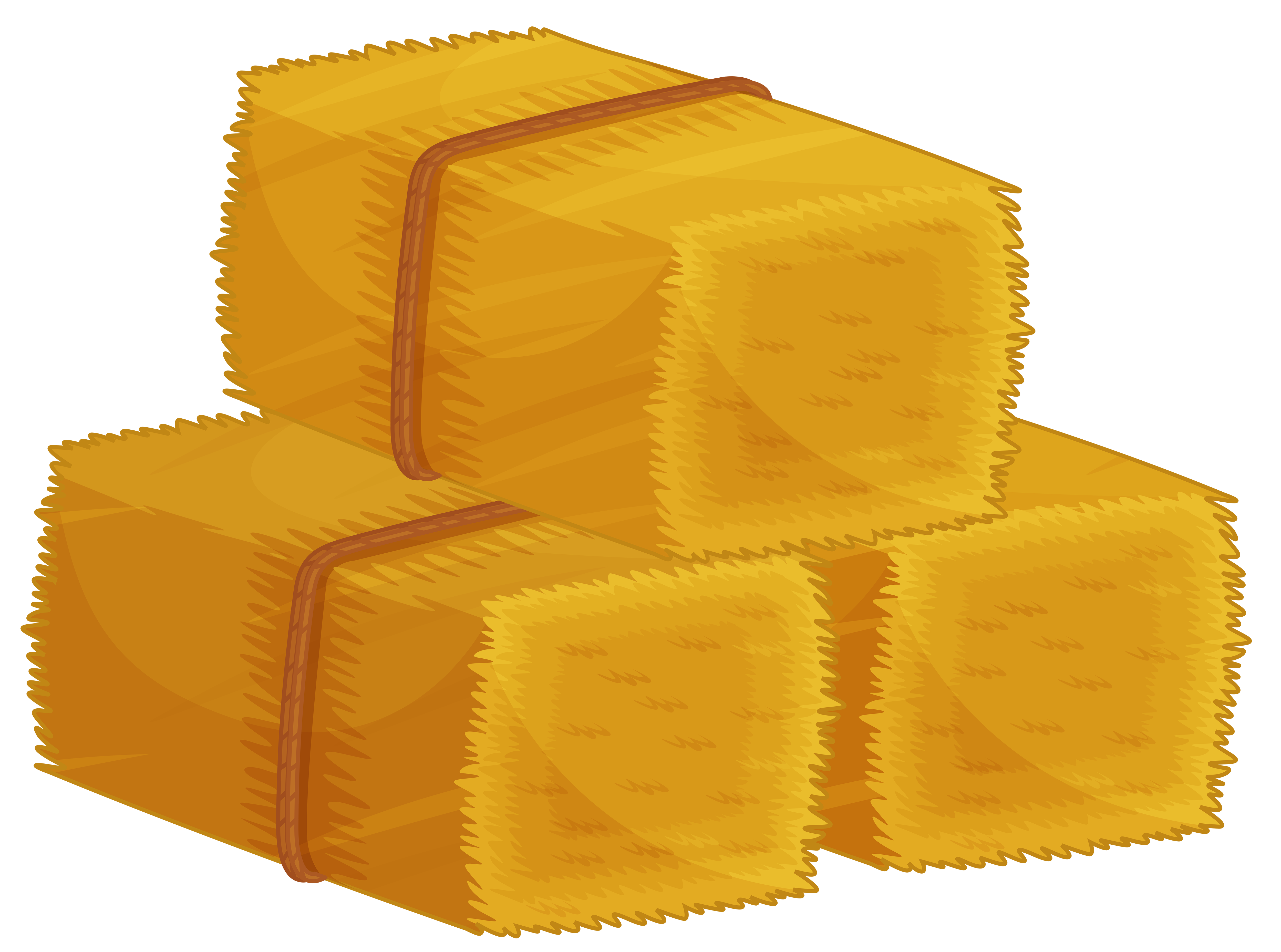 Hay bales clipart.