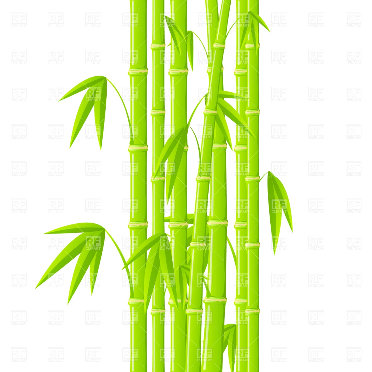 Bamboo tree clip art.