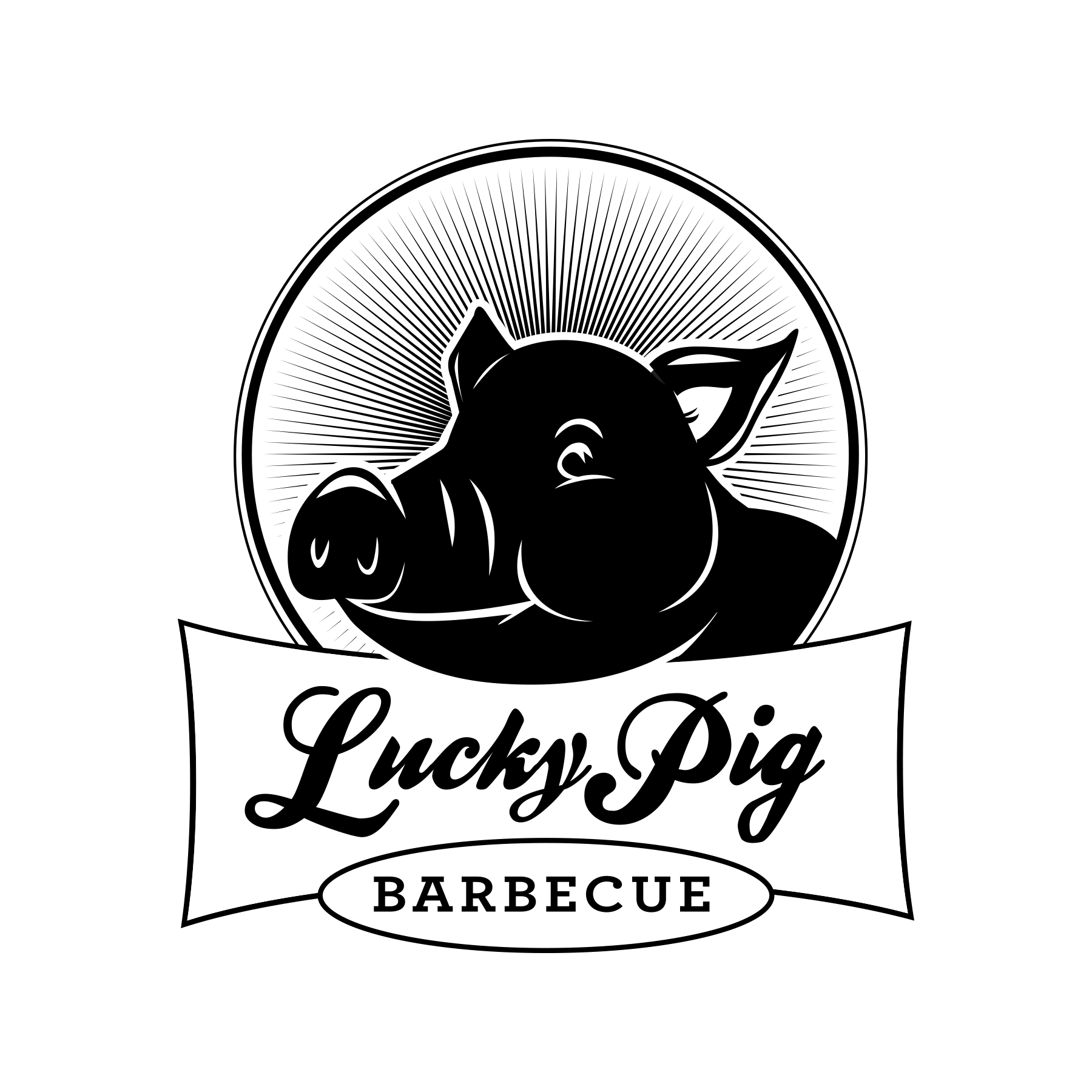 Bbq Pig Logo Free Download Clip Art.