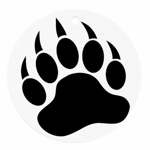 391 Bear Paw free clipart.