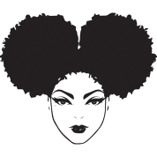 Library of black women afro puff chef svg png files.