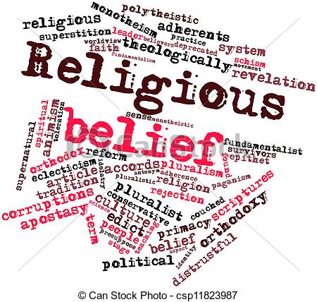 Stock Illustration of Religious belief.