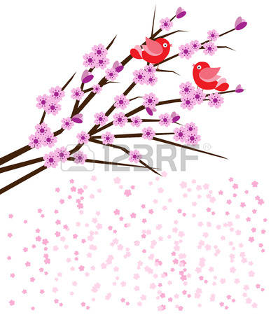 3,576 Bird Cherry Stock Vector Illustration And Royalty Free Bird.