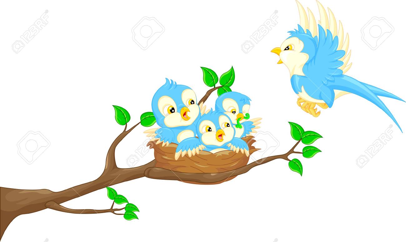 Baby birds in nest clipart 2 » Clipart Station.