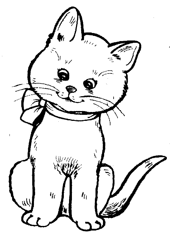 Free Cartoon Black And White Cat, Download Free Clip Art.