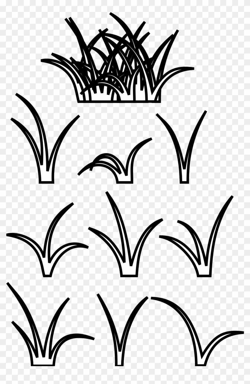 Grass Clip Art Black And White Clipart Download.