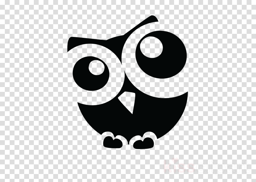 owl black cartoon black.