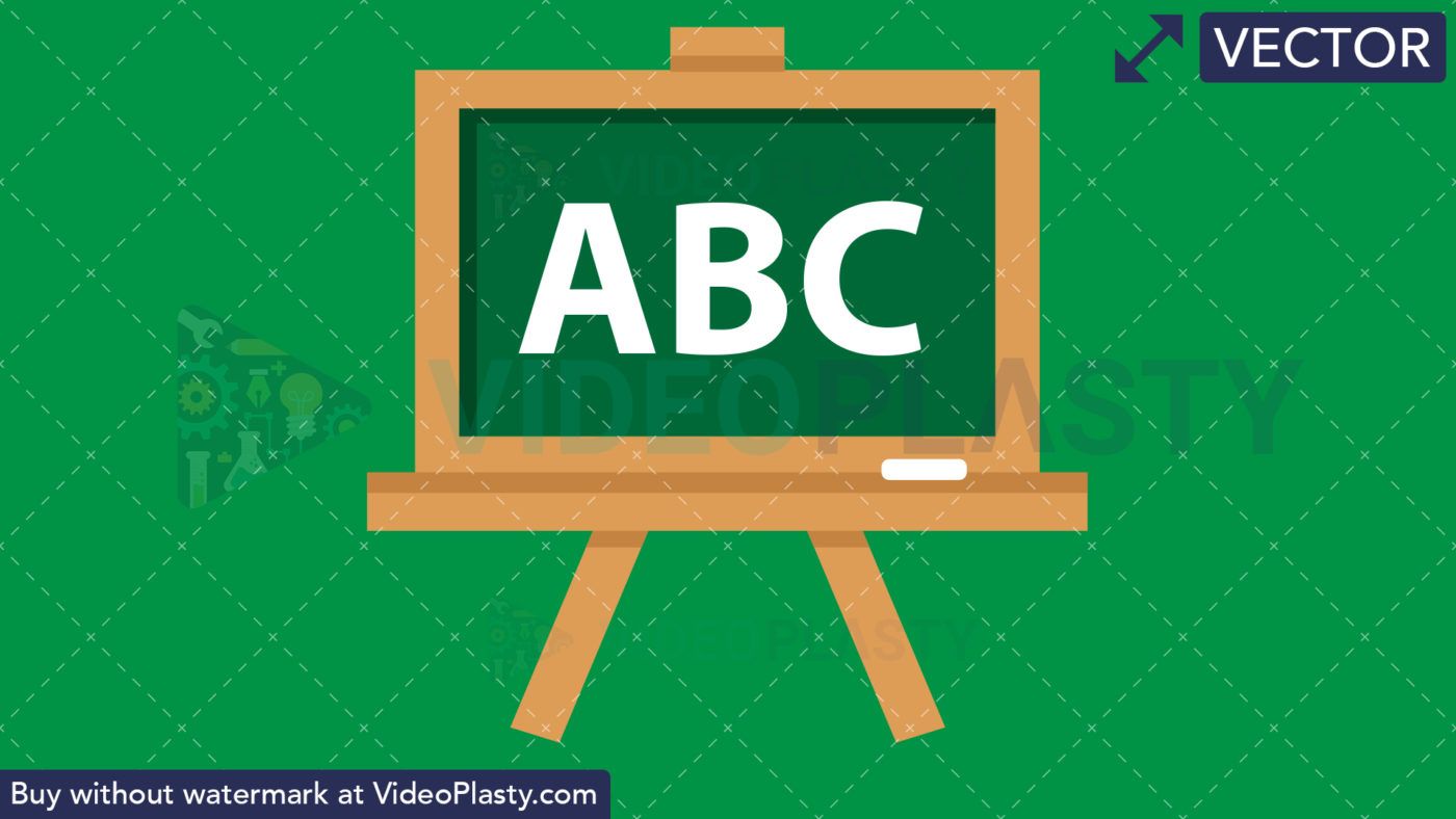 Blackboard Flat Icon [VECTOR].