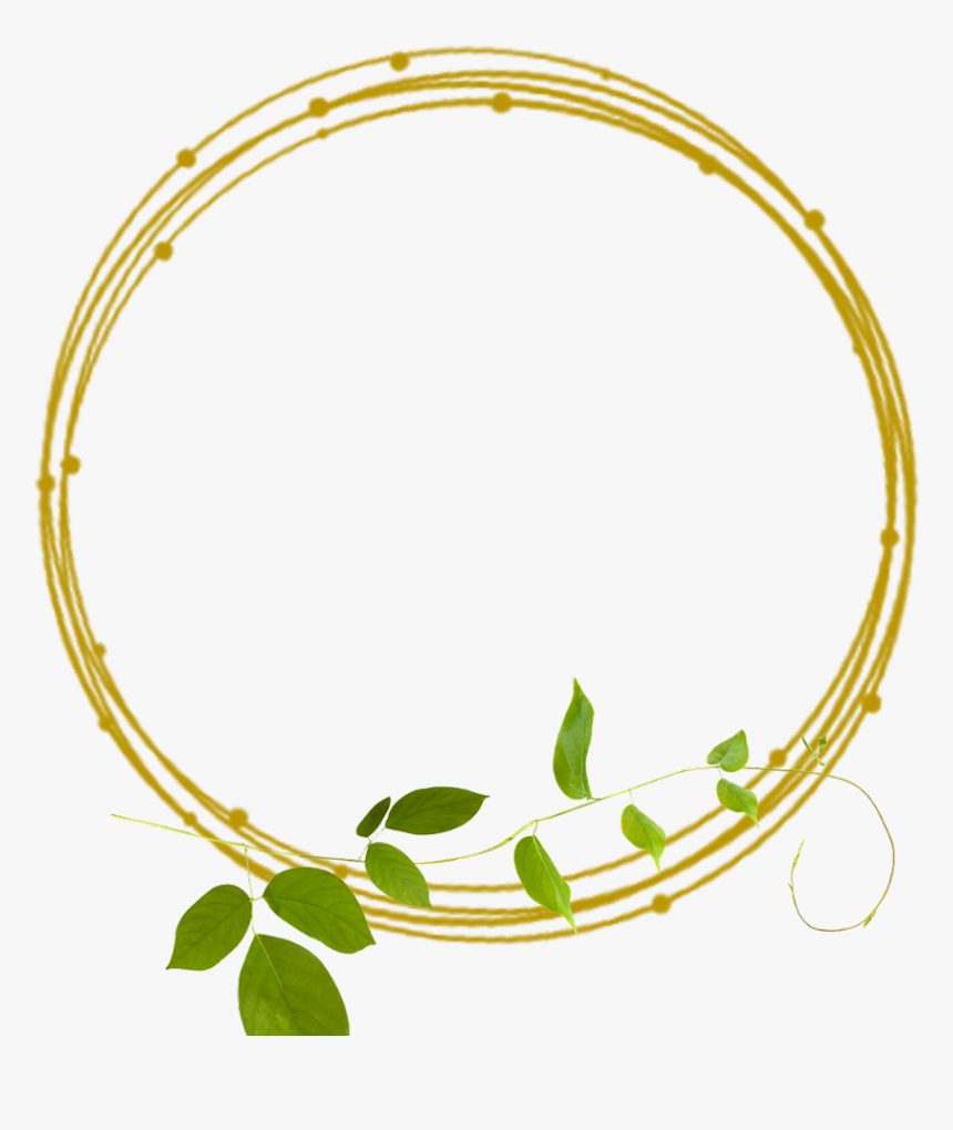 Transparent Green Border Clipart.