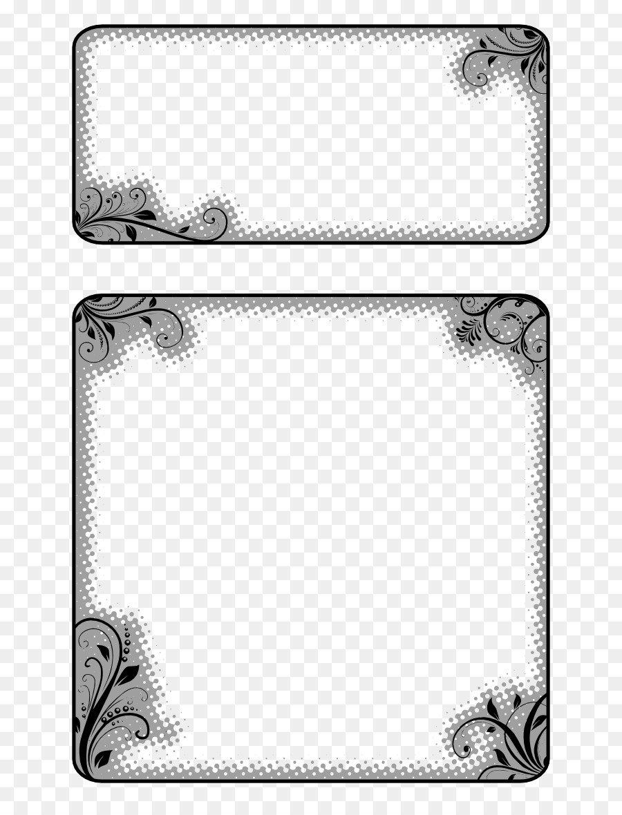 Black And White Frame clipart.