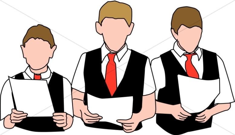 Youth Choir Clipart, Kids Choir Images.