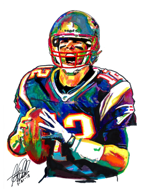 Tom brady clipart.