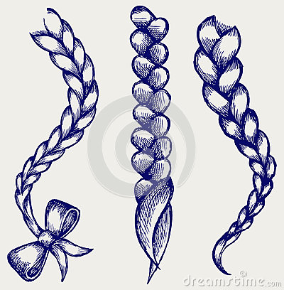 Braid clipart.