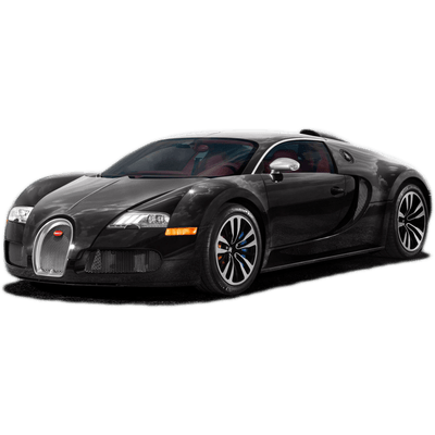 Bugatti Black transparent PNG.