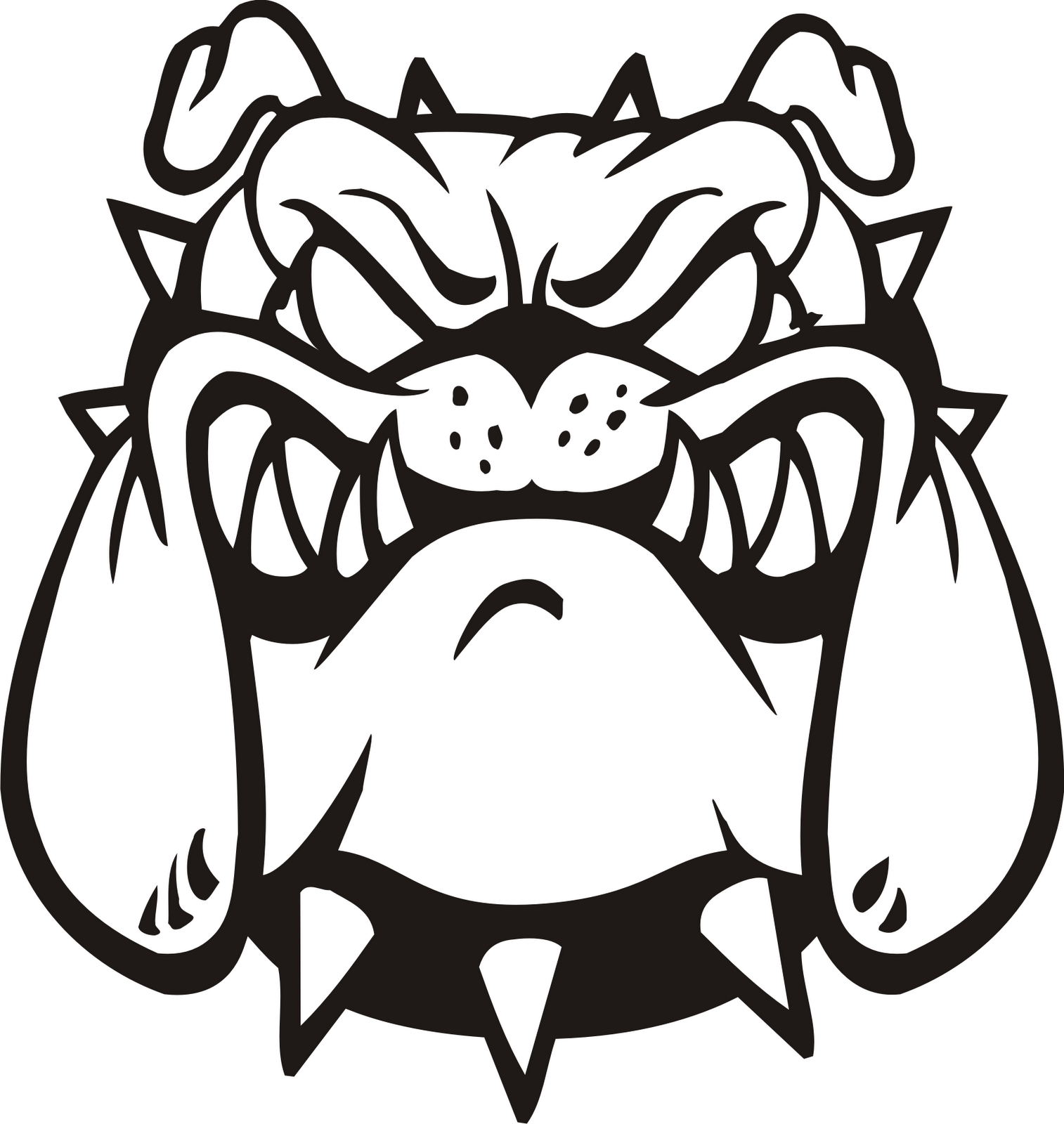 Bulldog vector art free download clip on clipart.