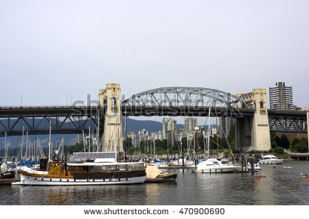 Burrard Bridge Stock Photos, Royalty.