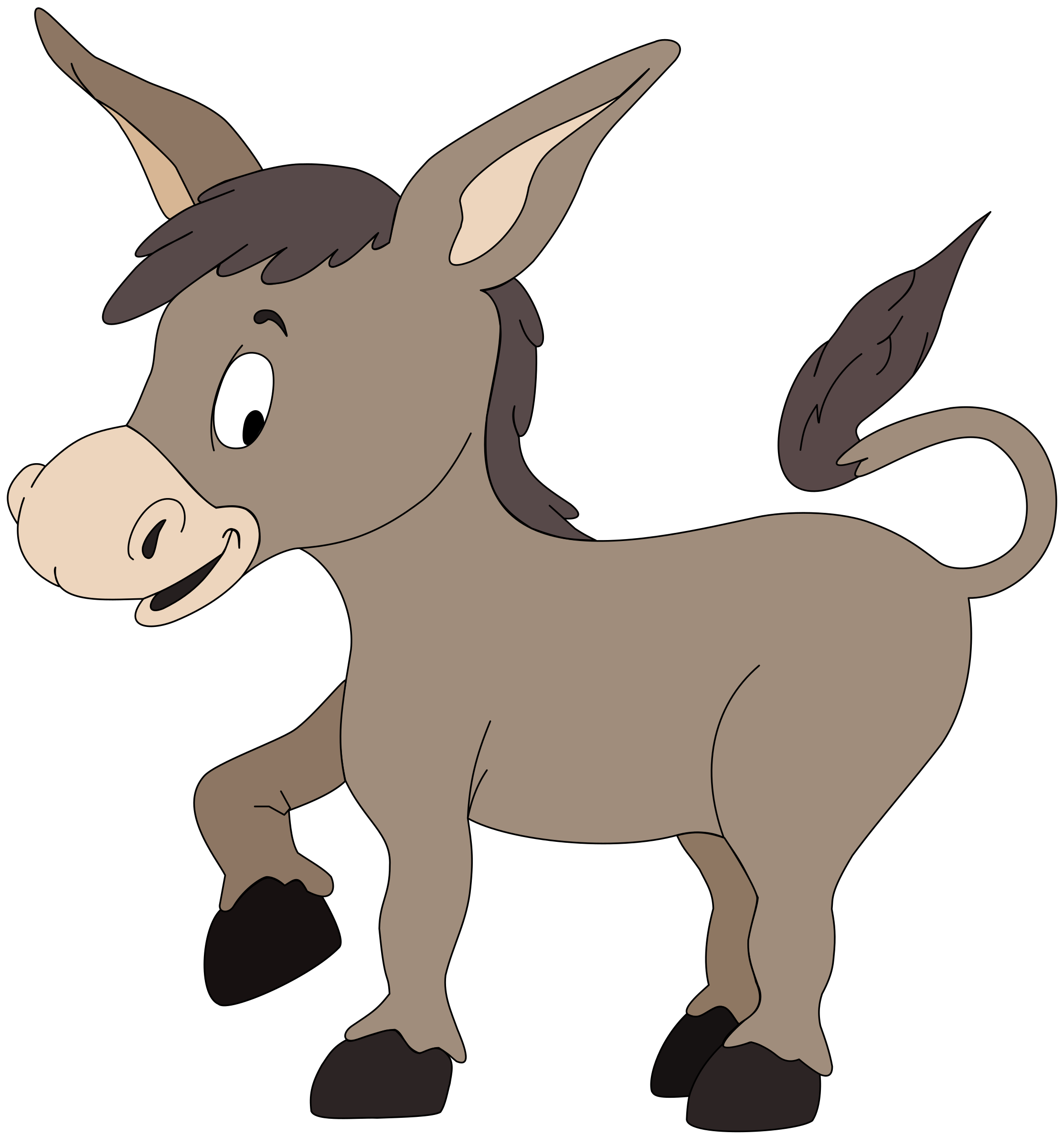 Burro clipart.