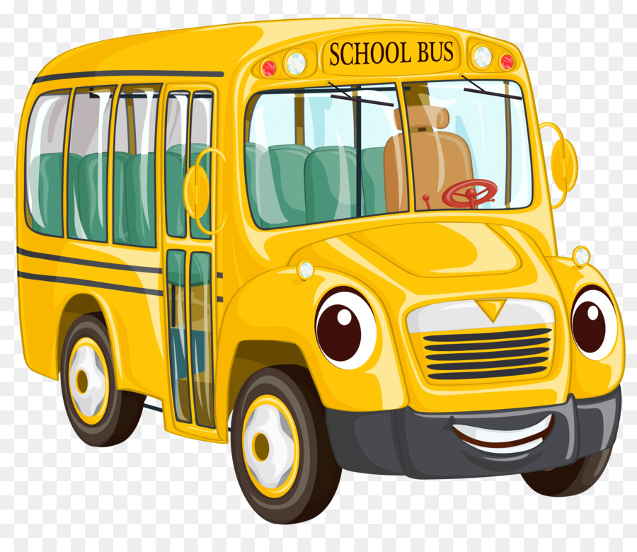 School Bus Cartoon clipart.