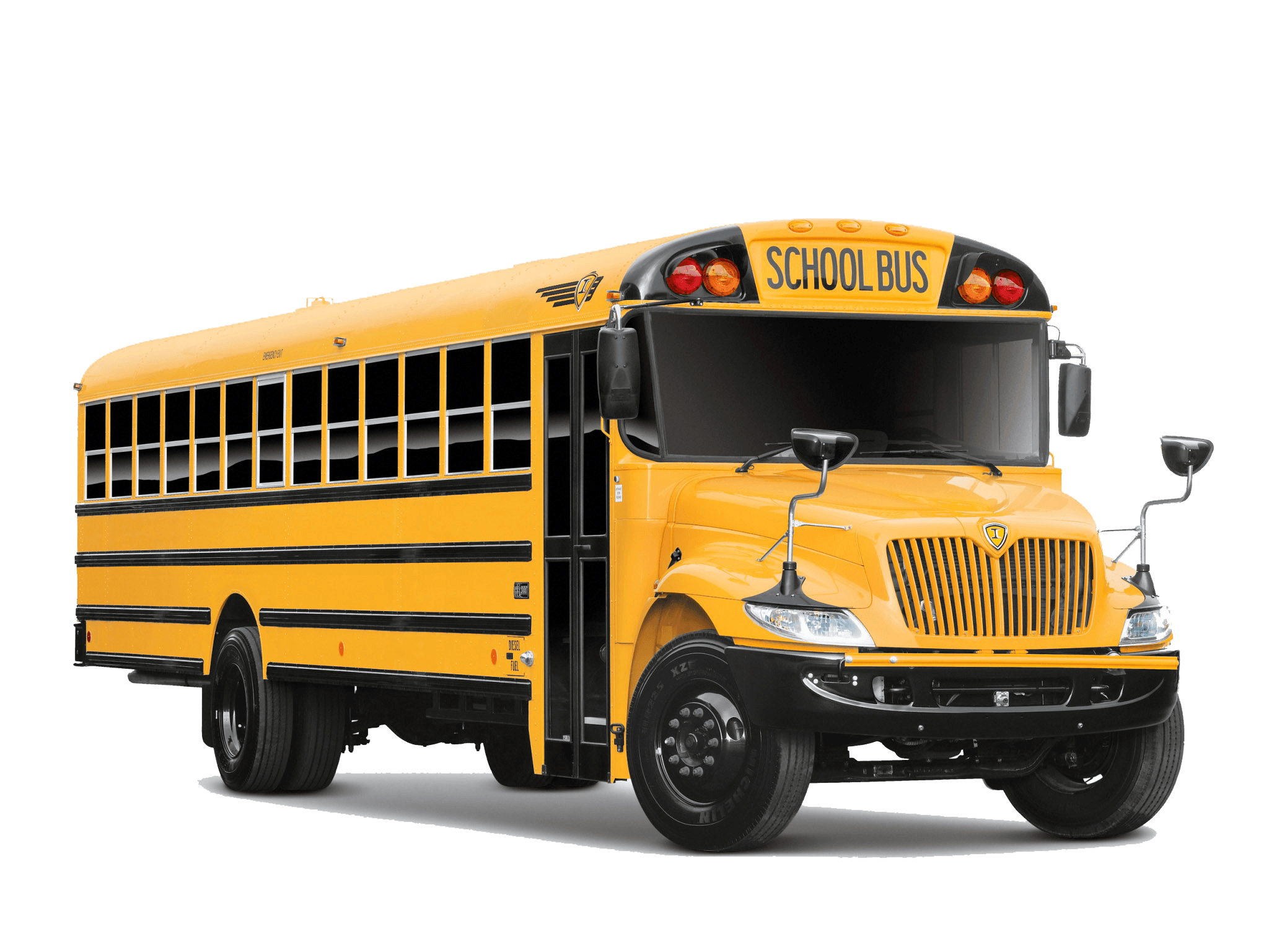 Side School Bus transparent PNG.