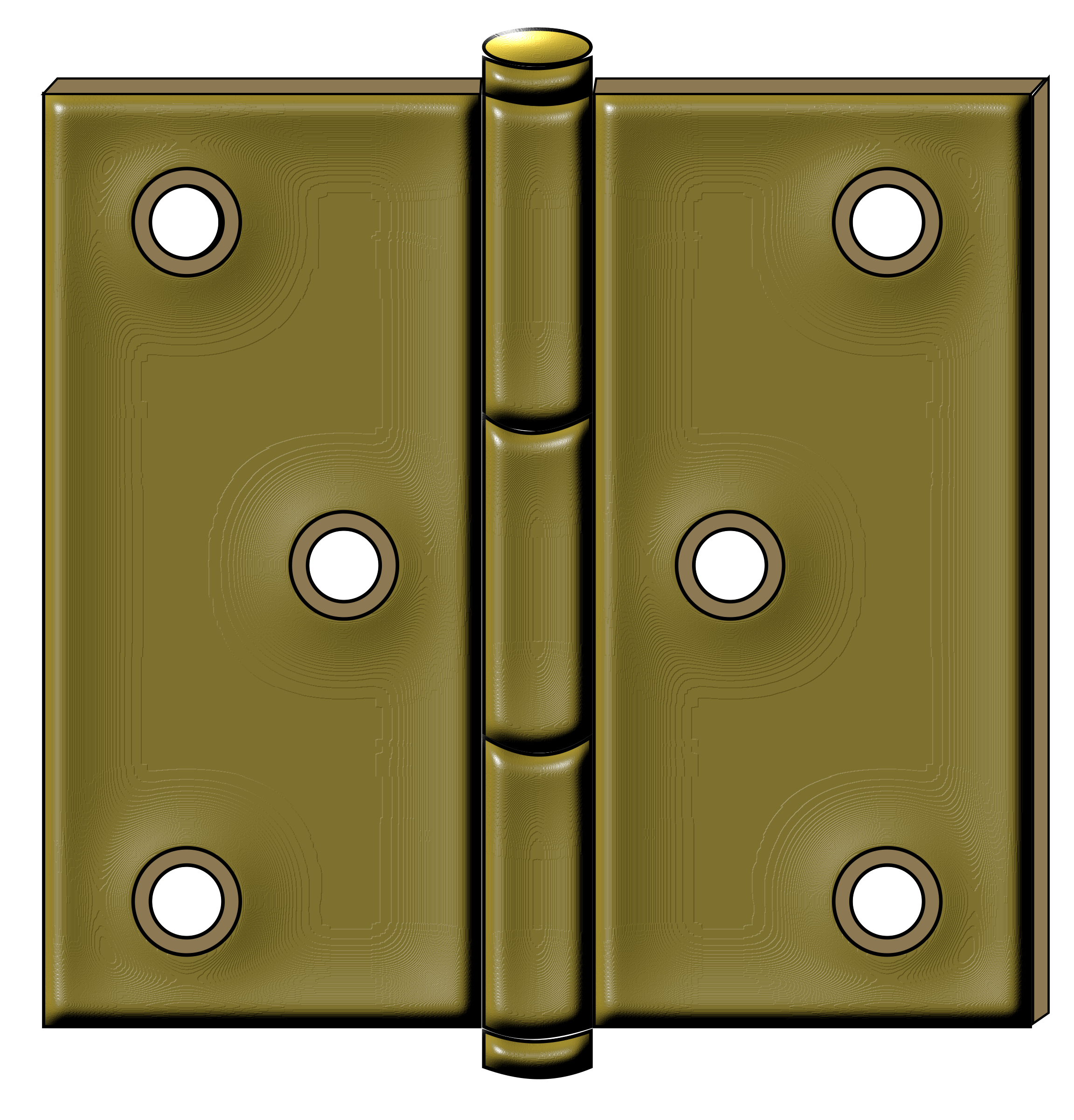 Iron door hardware transparent clipart.