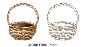 Wicker basket Illustrations and Stock Art. 2,402 Wicker basket.