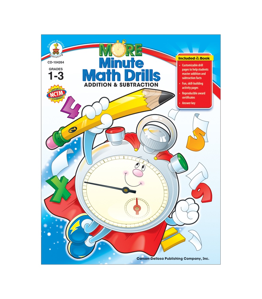 More Minute Math Drills Resource Book.