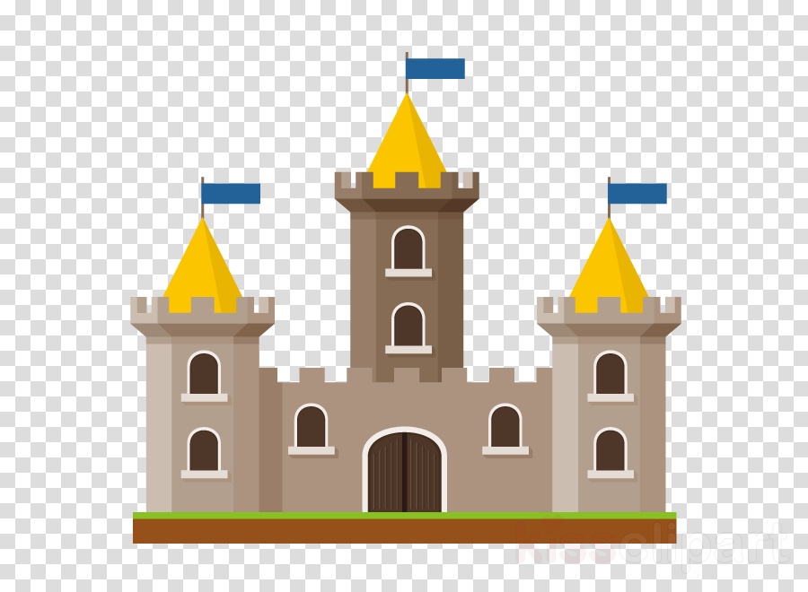 landmark property yellow architecture castle clipart.