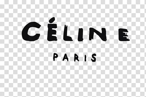 Celine Paris transparent background PNG clipart.