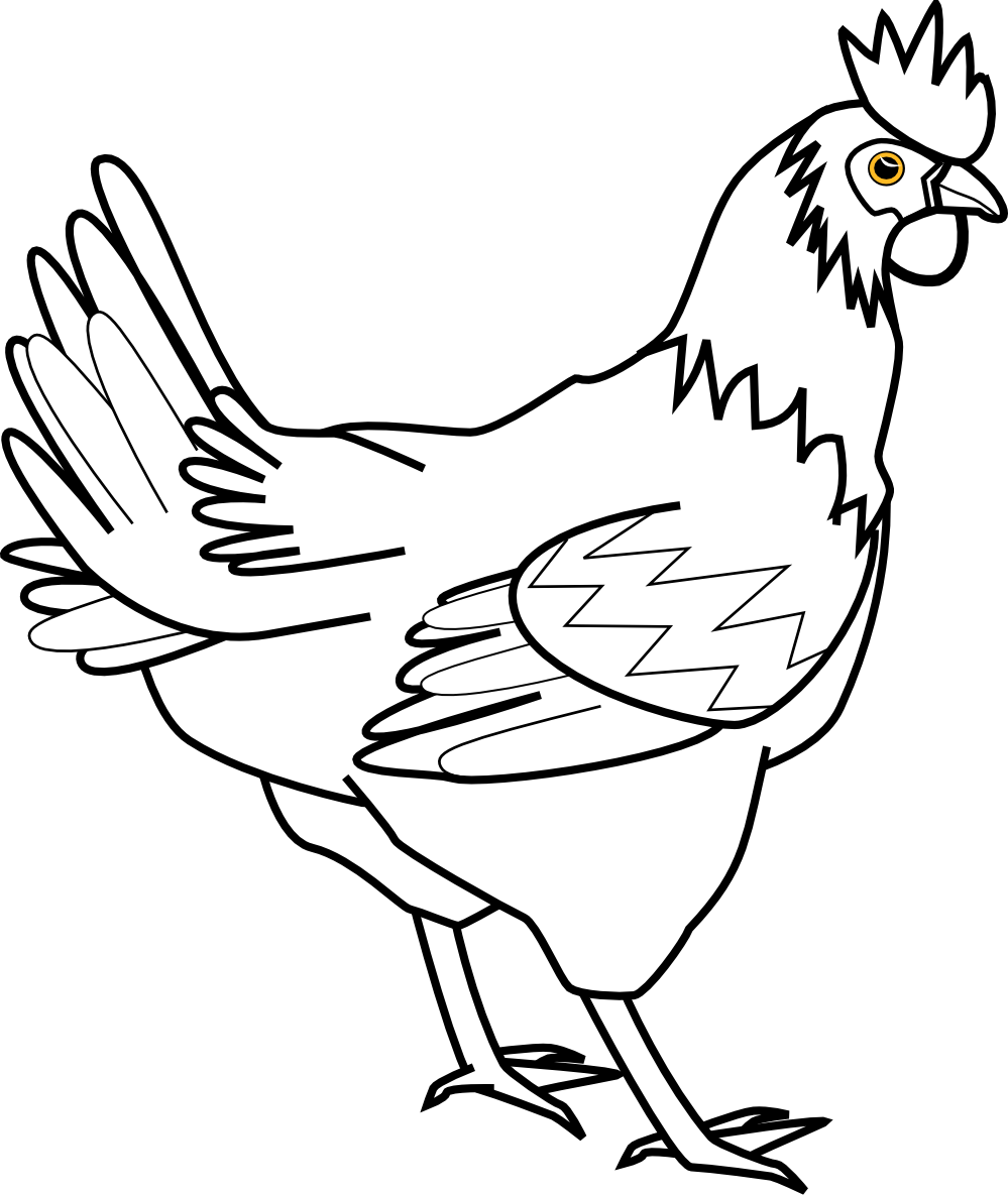 Free Chicken Cliparts Black, Download Free Clip Art, Free.