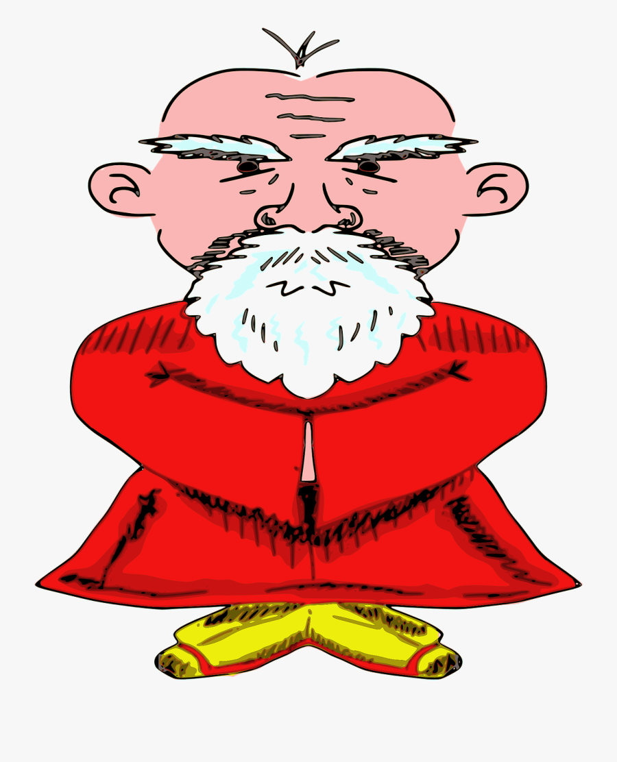 Old Chinese Man Transparent , Free Transparent Clipart.