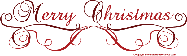 Free Merry Christmas Clipart.