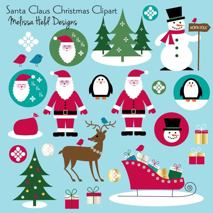 Santa Claus Christmas Clipart.