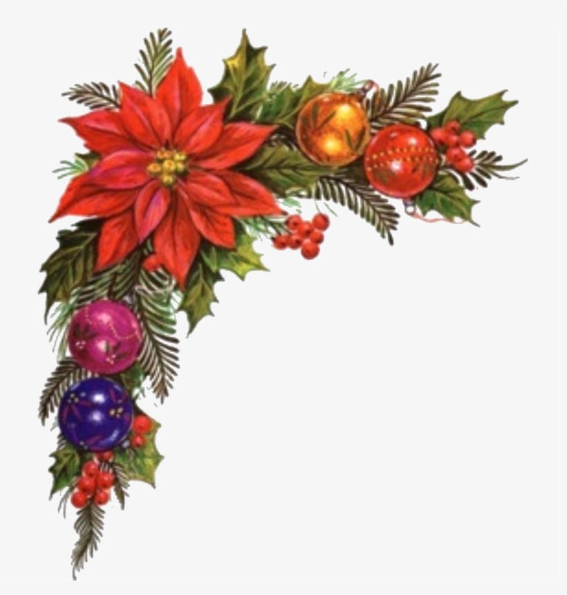 Christmas Corner Decorations Png.