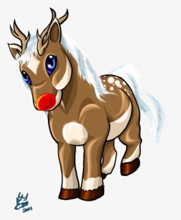 Free Christmas Horse Clip Art with No Background.