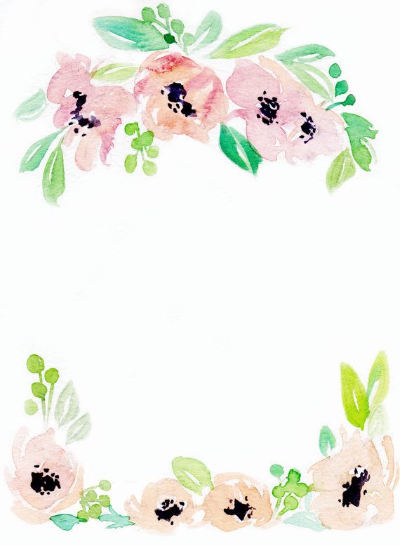 Downloadable floral border 3.