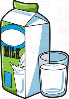 Glass Of Milk Clipart.