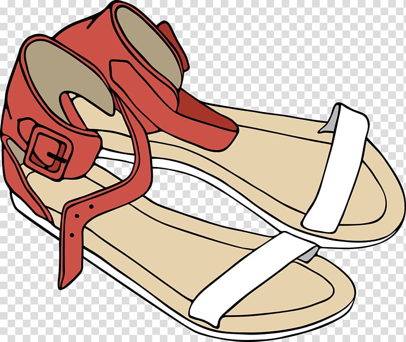 Sandal Euclidean , sandals transparent background PNG clipart.