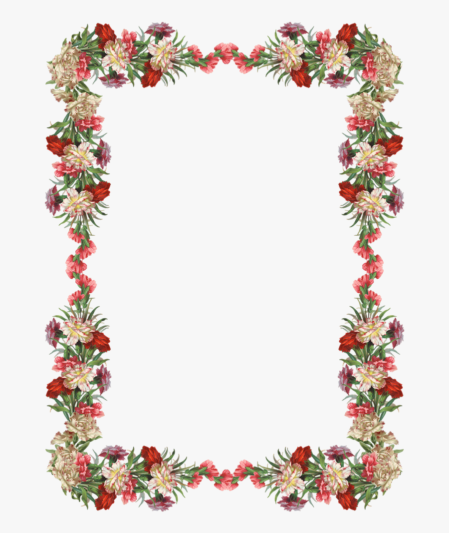 Clipart Borders Vintage Flower.