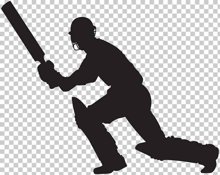 Silhouette Scalable Graphics , Cricket Player Silhouette.