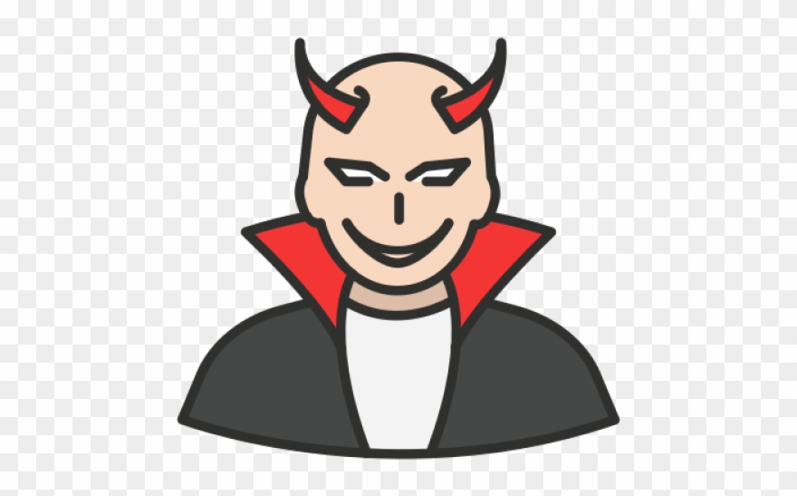 Satanism Clipart Evil Person.