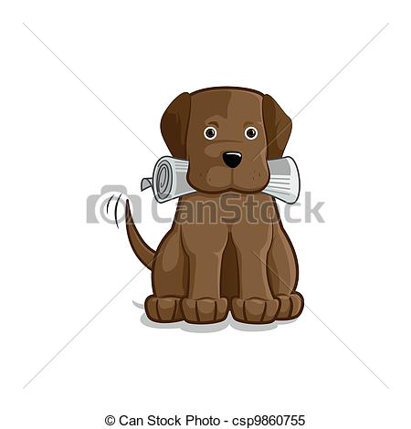 Clipart Vector of Good Boy.