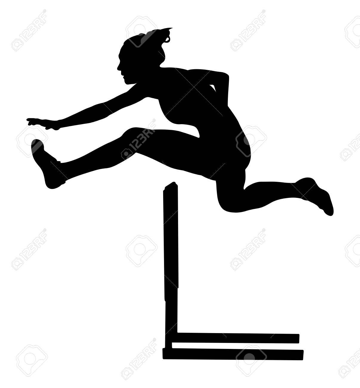 100 m hurdles woman » Clipart Portal.