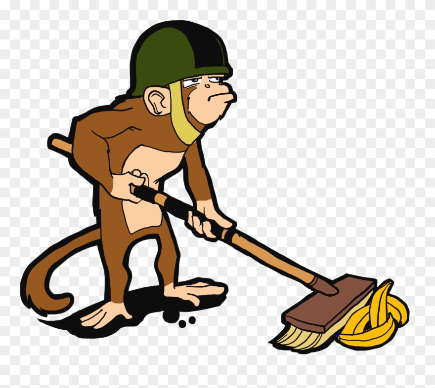 Janitor Monkey Clipart (#3403772).