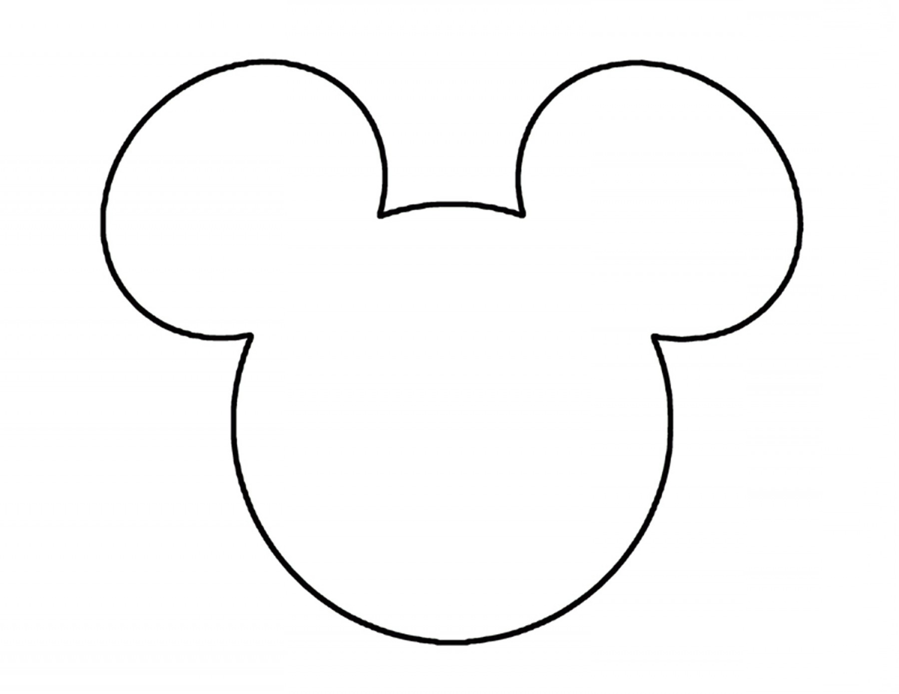 Mickey Mouse Ears Head Outline Disneyland Pinterest Clipart.