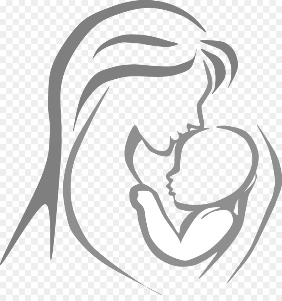 Mother Child Infant Clip Art.