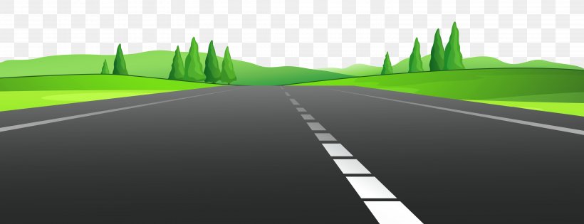 Road Curve Asphalt Concrete Clip Art, PNG, 5999x2307px, Road.