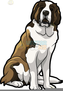 St Bernard Free Clipart.